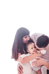 Mom and baby having fun