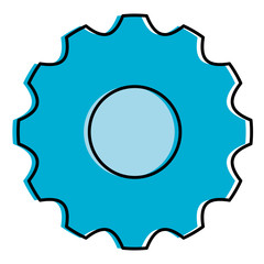 gears machine isolated icon vector illustration design