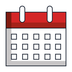 calendar reminder isolated icon vector illustration design