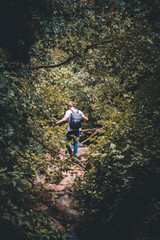 Hiking in the jungle 