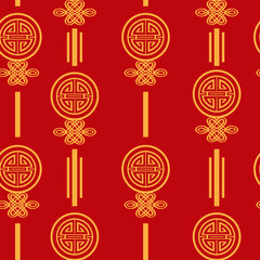 Chinese New Year Wallpaper Seamless Pattern Background