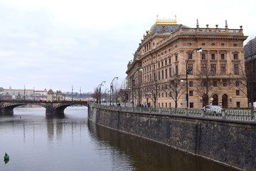 Fototapeta na wymiar Prag - PRAHA - Nationaltheater