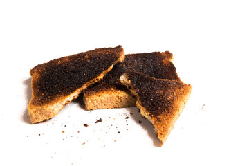 verbrannter Toast