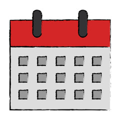 calendar reminder isolated icon vector illustration design