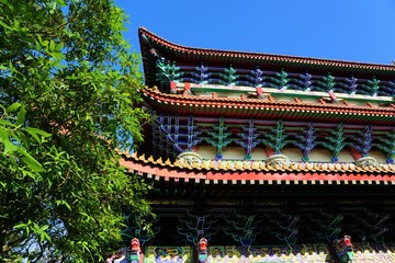 Obraz premium Tian Tan Kloster Tempel in Lantau in Hong Kong in China 