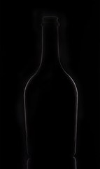 corkscrew and bottle