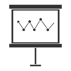 paperboard training with infographic vector illustration design