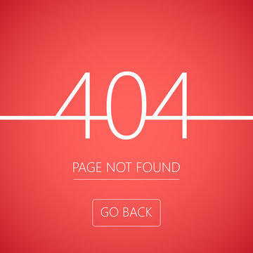 404 Error file not found on website page