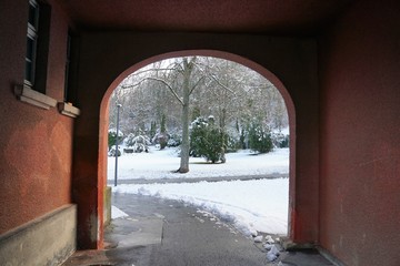 Krematorium in Tuttlingen im Winter 