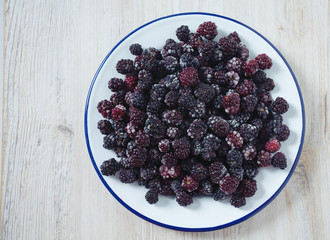frozen blackberries