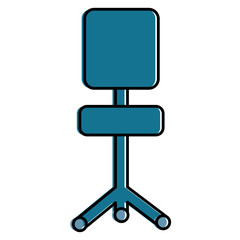 office chair isolated icon vector illustration design