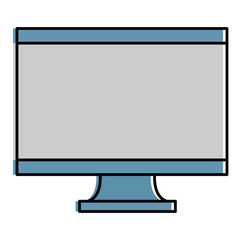 monitor computer isolated icon vector illustration design