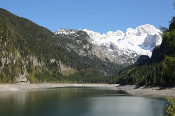 Fototapeta na wymiar alt - bergsee