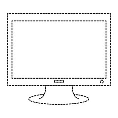 monitor computer isolated icon vector illustration design
