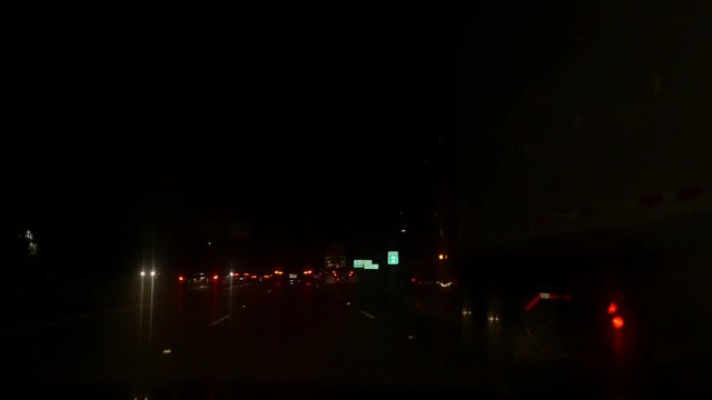 routes de Californie de nuit(4k)