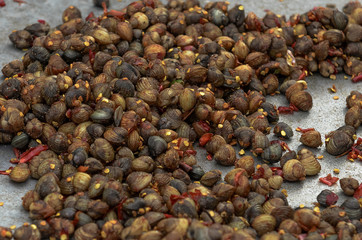 roasted snails with chili