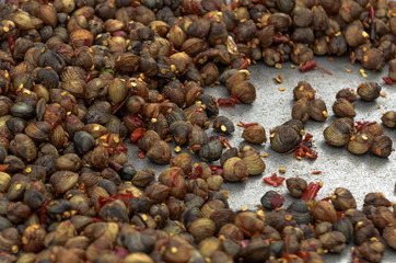 roasted snails with chili