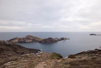Fototapeta na wymiar In the cap de creus near Cadaques, Costa brava