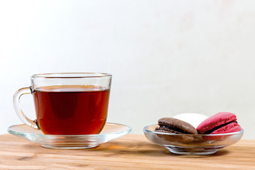 tasty colorful biscuits for tea