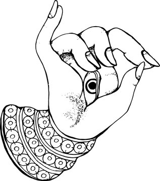 Mudra Drawing Stock Photos And Royalty Free Images Vectors And Illustrations Adobe Stock