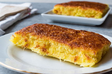 Turkish Dessert Baked Cheese halva / Peynir Helvasi