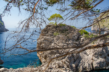 View of the Coast Near Sa Calobra, Majorca, Spain