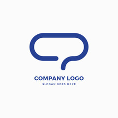 Chat Logo Design Template