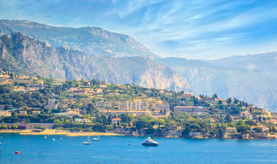 Fototapeta premium Beautiful coast of french riviera, France