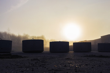 Coucher de soleil en Normandie