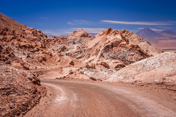 Road through the Moon Valley