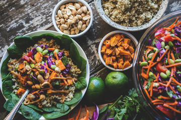 Veggie Bowl over Coconut Quinoa
