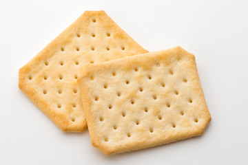 Toast bread isolated on the white background.