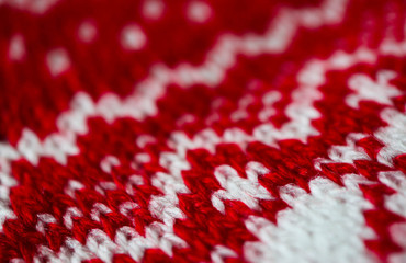 Christmas pullover texture pattern backdrop. New year traditional jersey .knit wear background.