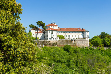 Fototapeta na wymiar Masino castle in Piedmont region, Italy
