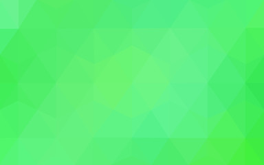 Fototapeta premium Light Green vector Lowpoly Background with copy-space. Used opacity mask.