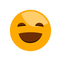 Smile icon. Emotion smile. Illustration