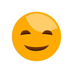Smile icon. Emotion smile. Illustration