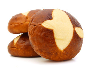 roll breads isolated on white background