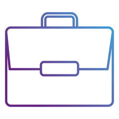 portfolio briefcase isolated icon vector illustration design