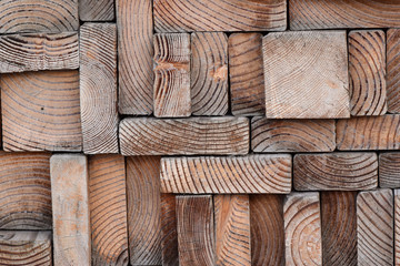 2x4 Ends Stacked in Irregular Patterns Closeup Abstract Texture Background