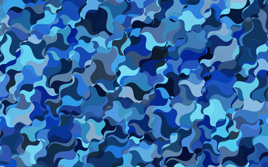 Light BLUE vector abstract cambered template.