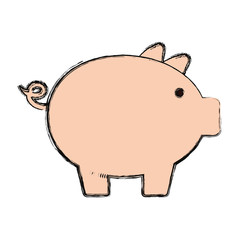 piggybank vector illustration