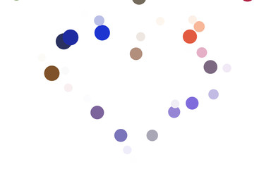 Dark Blue, Red vector banners set of circles, spheres.