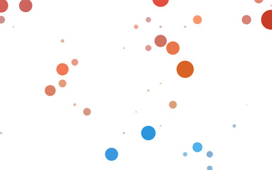 Light BLUE vector banners set of circles, spheres.