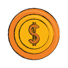 coin vector illustration