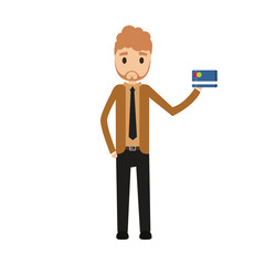 businessman and object design