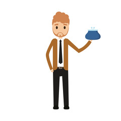 businessman and object design