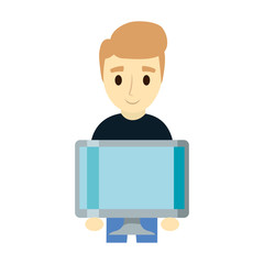 man and object design