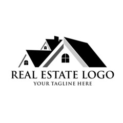 Real estate logo template Vector