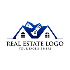Real estate logo template Vector